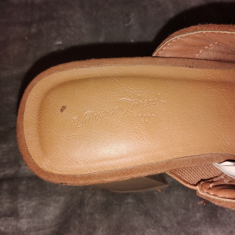 Universal Thread Brown Open-Toe Mules - image 7
